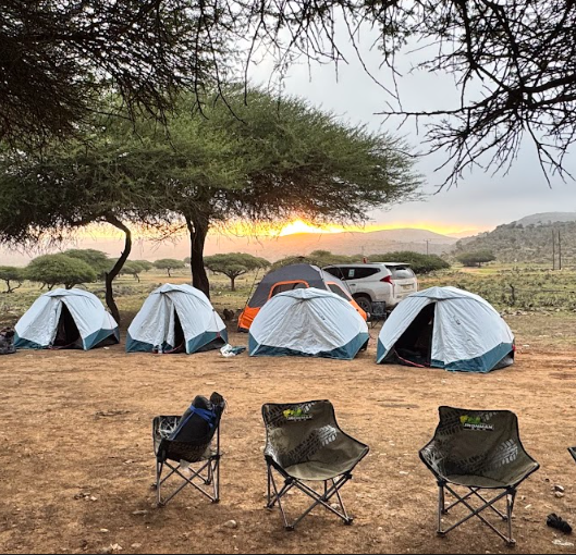 Camping Tent in Mountain