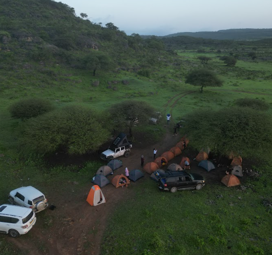 Camping in Nature