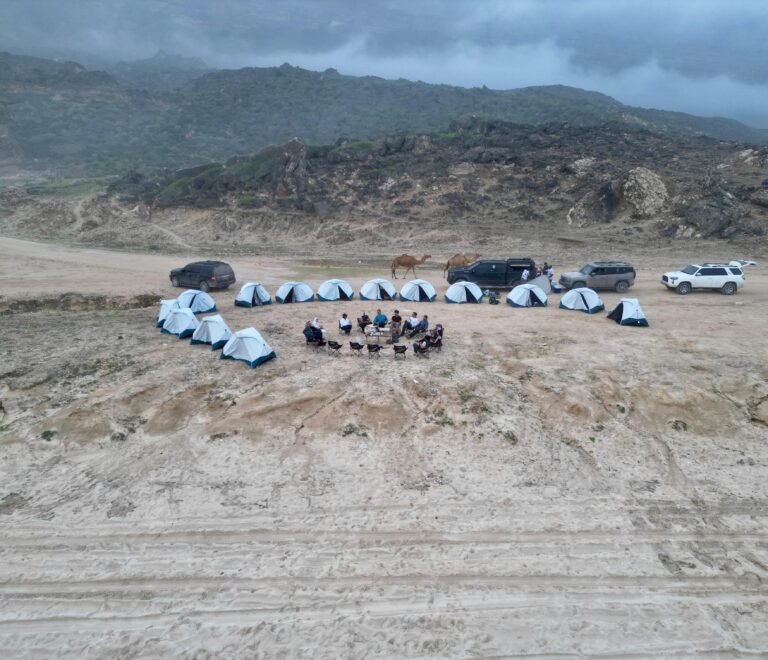 Camping in the Beach