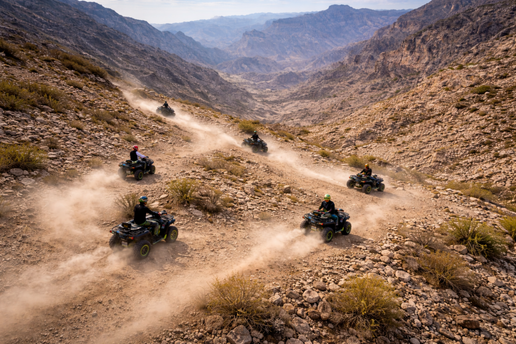 ATV tour in Jabal Samhan, Salalah Oman – off-road mountain adventure experience in Dhofar