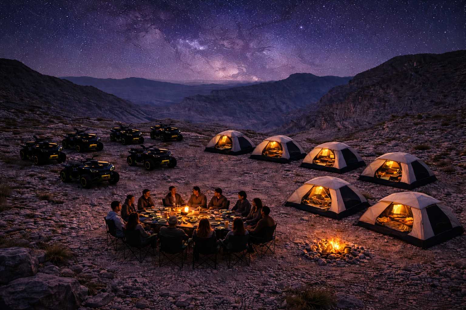 Quad Bike Camping Trip
