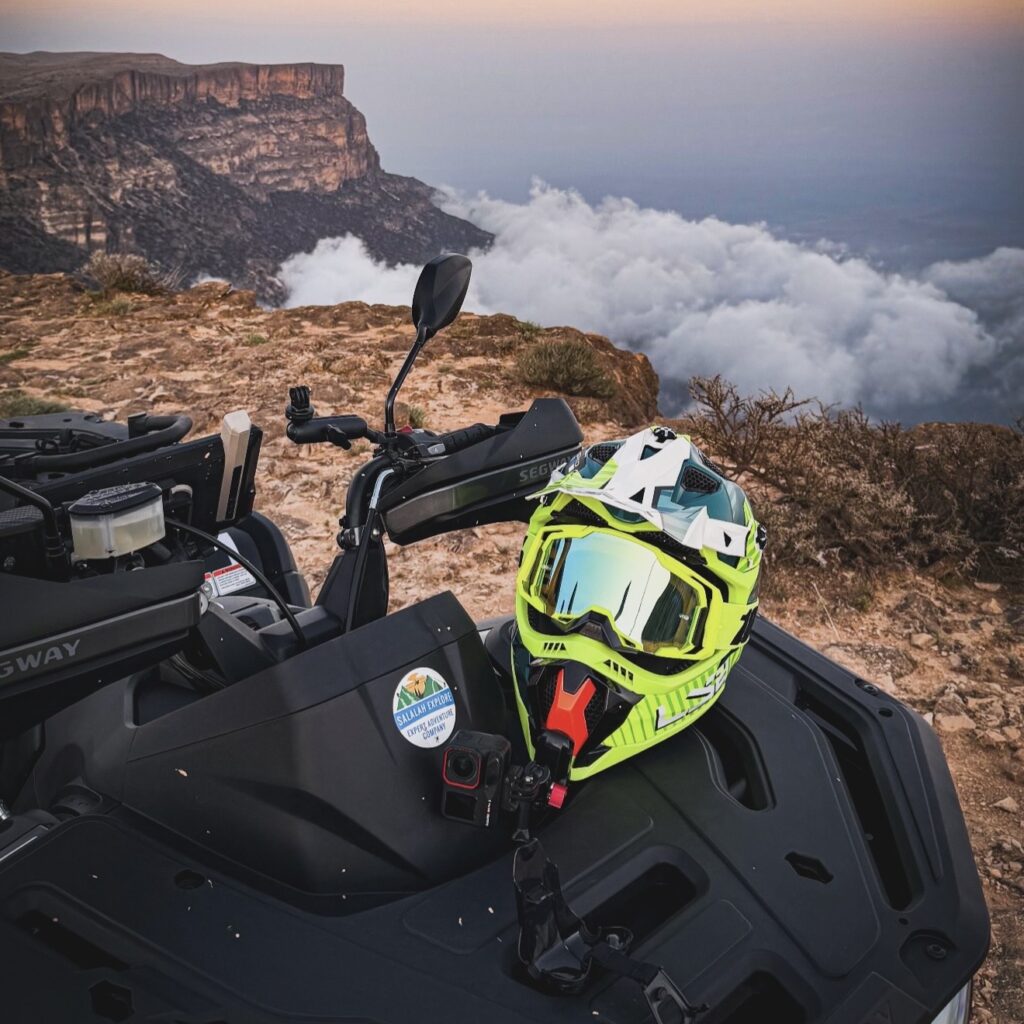 Quad biking adventure from Jabal Samhan to Tayq Cave Salalah Oman